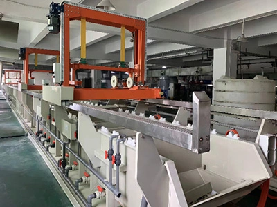 Línea Semi-automática por Bastidores