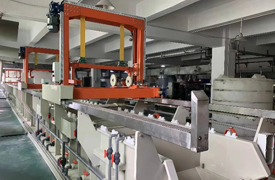 Línea Semi-automática por Bastidores